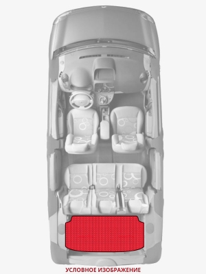 ЭВА коврики «Queen Lux» багажник для Hyundai Genesis (2G)